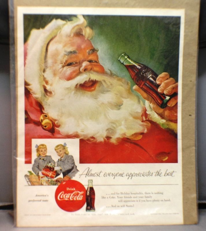  Coca Cola 1955 Christmas Ad