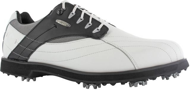 Mens Hi Tec Golf Shoes Dri Tec Wide White Brown Size 6 12