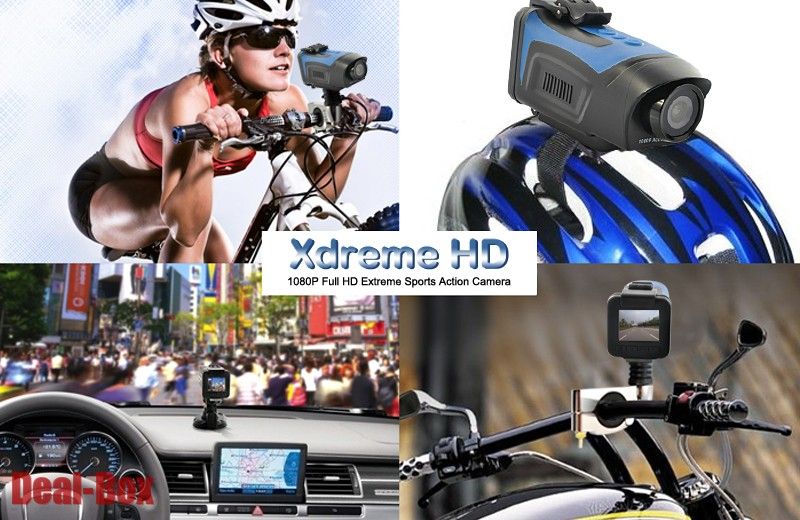 New Extreme Sport Action Camera 1080p HD Waterproof Helmet Bike HDMI