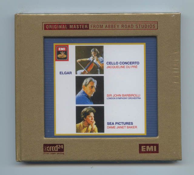 Elgar Cello Concerto Sea Pictures JVC Japan XRCD XRCD24 CD Brand New