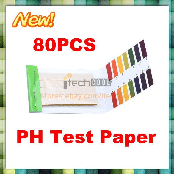 New Ph Test Paper 80 Strips Tester Full Range 1 14