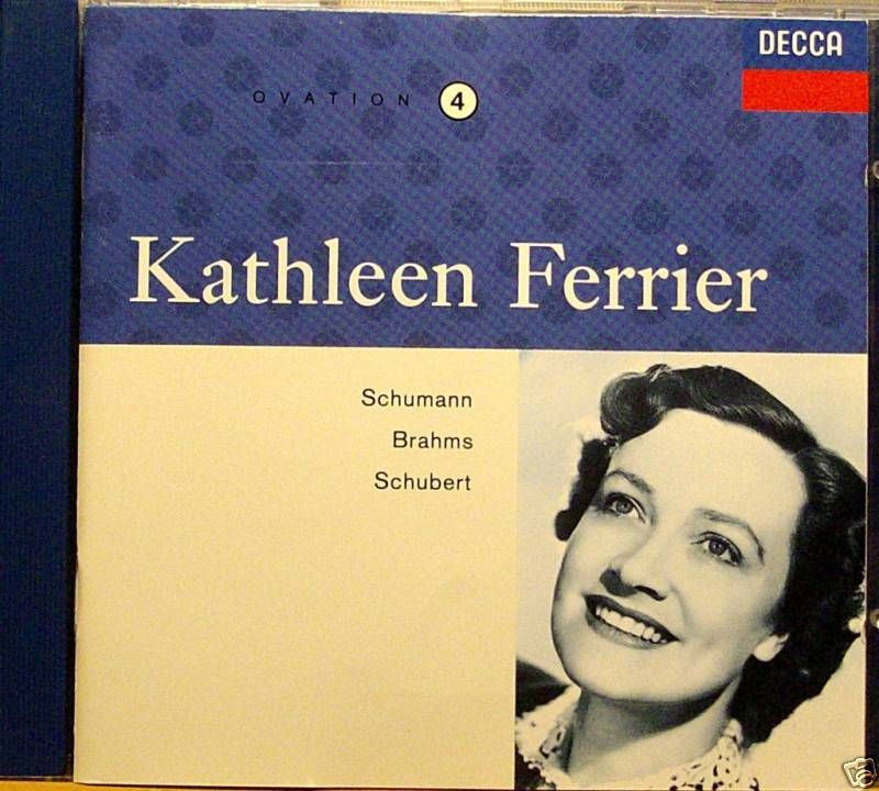 Kathleen Ferrier Vol 4 Schumann Brahms Schubert 1st Ed