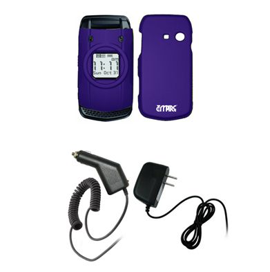 For Casio GZone Ravine Purple Hard Case 2X Chargers