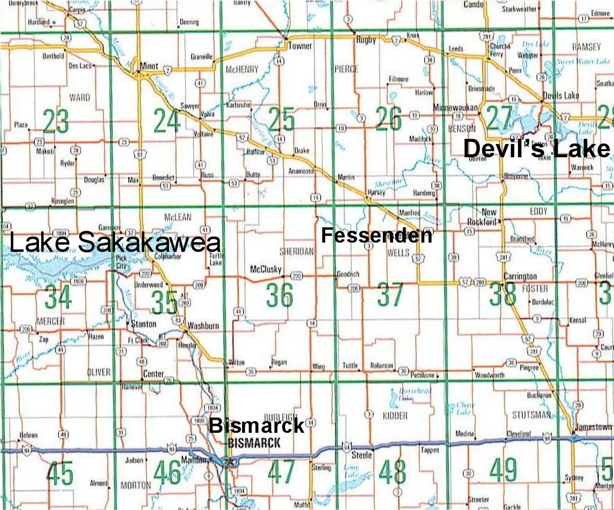 Three Residential Lots in Fessenden North Dakota Cash Sale