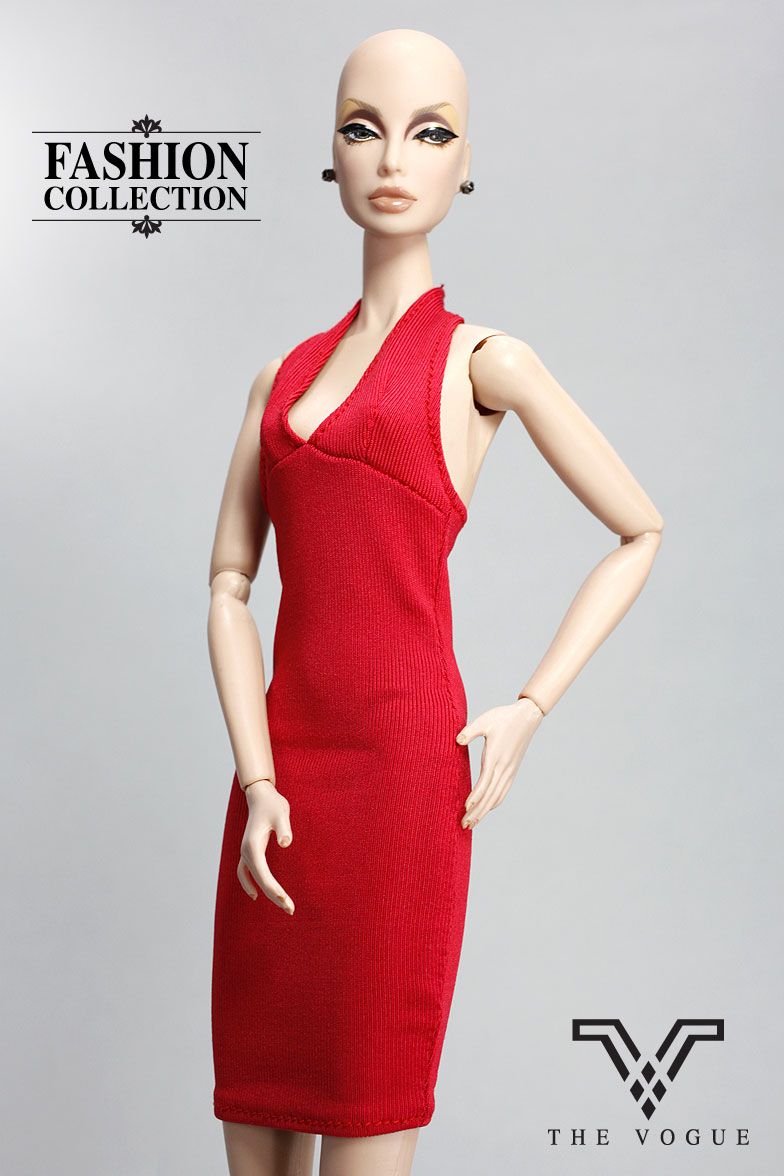 FR1087 The Vogue BN Red Dress for Barbie Fashion Royalty Silkstone