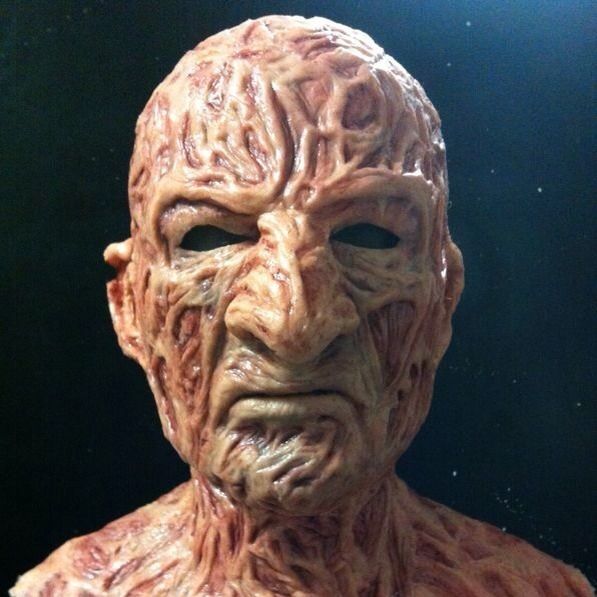 freddy krueger mask costume nightmare horror zombie jason fx silicone