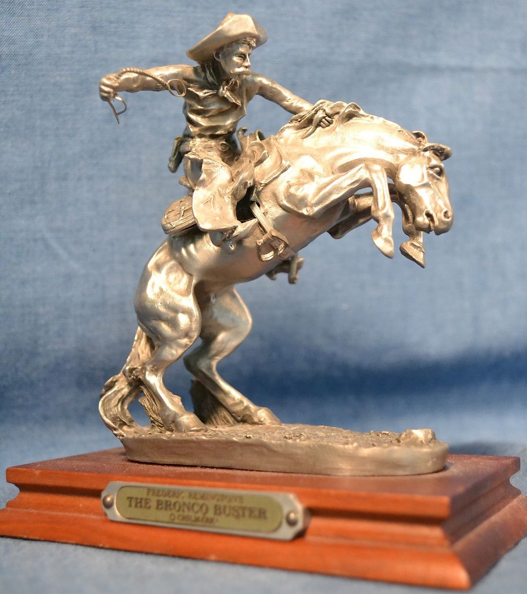  Western Art Figurine Frederic Remingtons The Bronco Buster