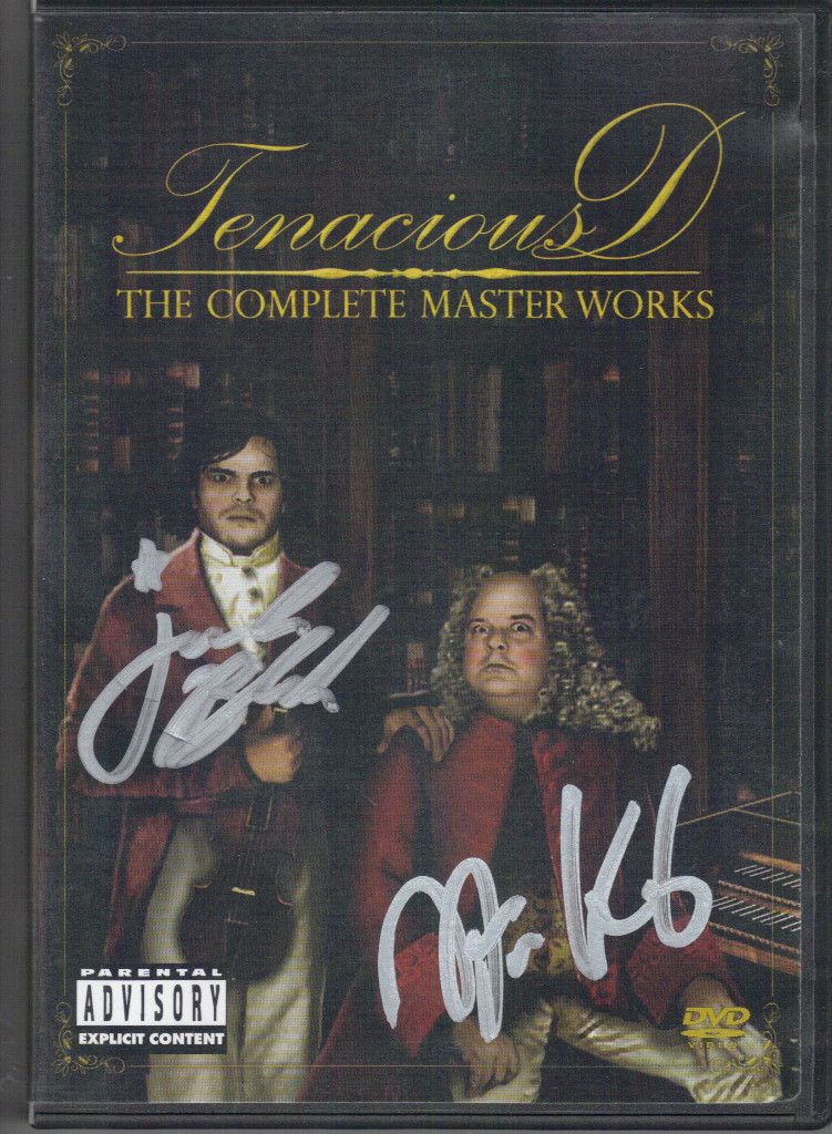  The Complete Masterworks 2 DVD Autograph Jack Black Kyle Gass