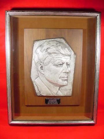 167oz Silver Gilroy Roberts John F Kennedy JFK Plaque