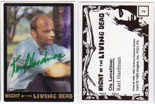  Night of The Living Dead 1993 2 Autographed Carl Hardman RARE