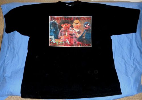  Ghetto Shirt Bert Ernie Grover Elmo Cookie Monster OSFA 4XL