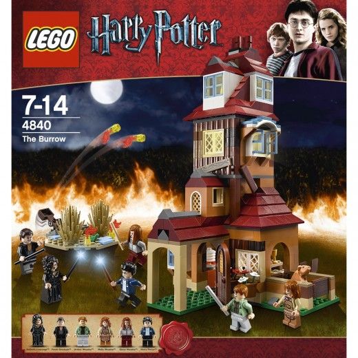 Lego Harry Potter 568 Pieces The Burrow Brand New SEALED Box 4840