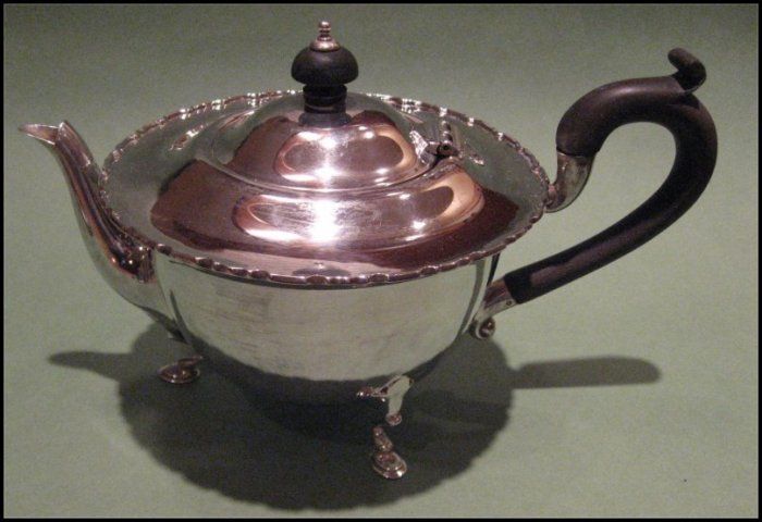 Antique Sterling Silver Teapot   circa 1911   possible Edward Souter