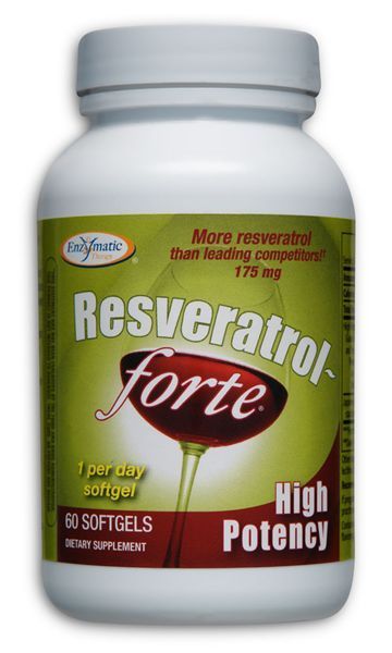 Resveratrol Forte by Enzymatic Therapy Inc 60 Softgel