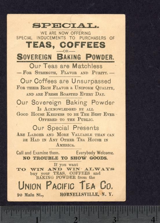 1800s Henry Stanley Union Pacific Tea African Black Congo Victorian