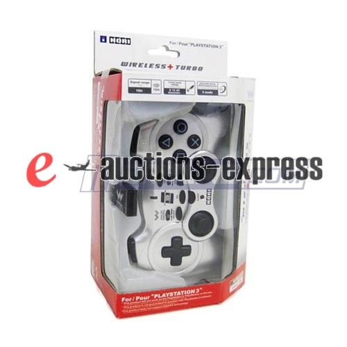 Hori Pad 3 Turbo Wireless Controller for PS3 Silver