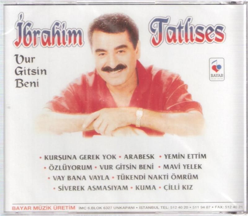 Ibrahim Tatlises VUR Gitsin Beni Arabesk Turkish CD