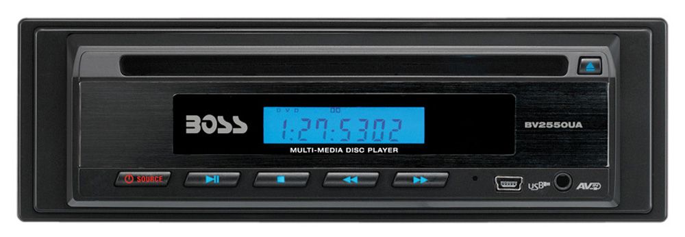 New Boss BV2550UA in Dash Mini DVD  Car Video Player Audio USB Aux