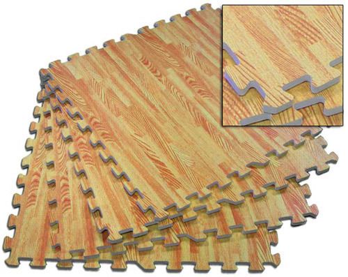 Wood Trim Puzzle Interlocking Eva Foam Tiles Mats Flooring