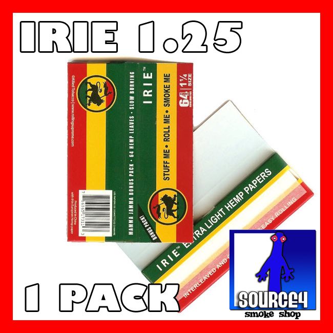 Irie 1 25 1 1 4 Rastafarian Cigarette Rolling Papers