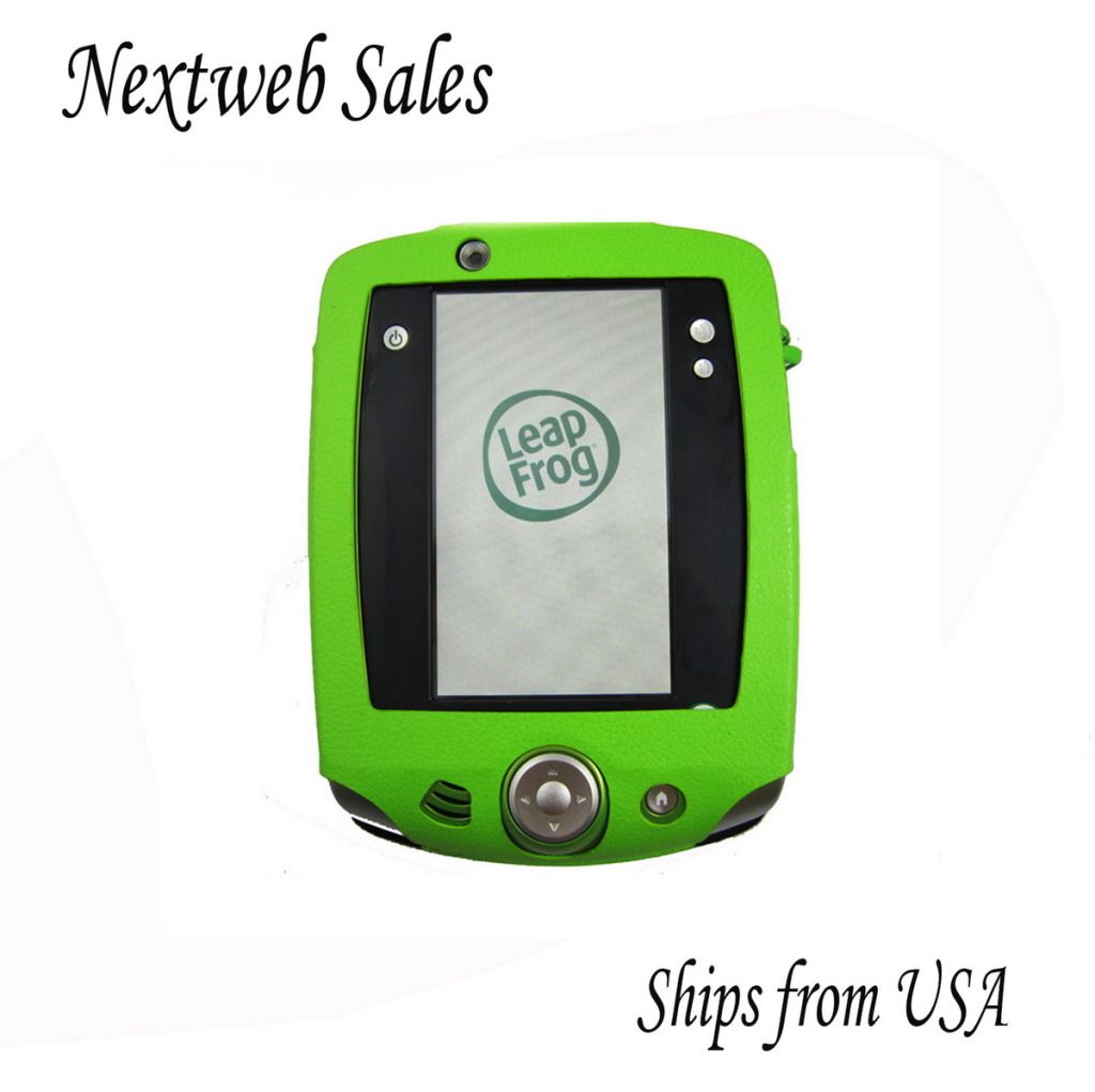 Leather Case Cover Stand for LeapFrog LeapPad 2 Explorer Green