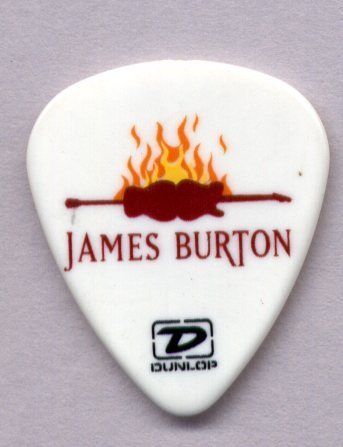 James Burton Signature Guitar Pick Elvis Ricky Nelson Emmylou Harris