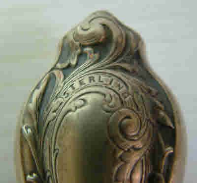 Sterling Silver Ornate Handled Table Brush