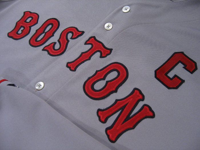 Jason Varitek Red Sox Vintage Majestic Authentic Grey Road Jersey