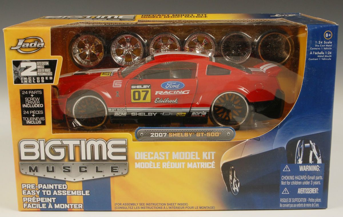 BIG TIME MUSCLE 1 24 2007 Shelby GT 500 Model Kit  