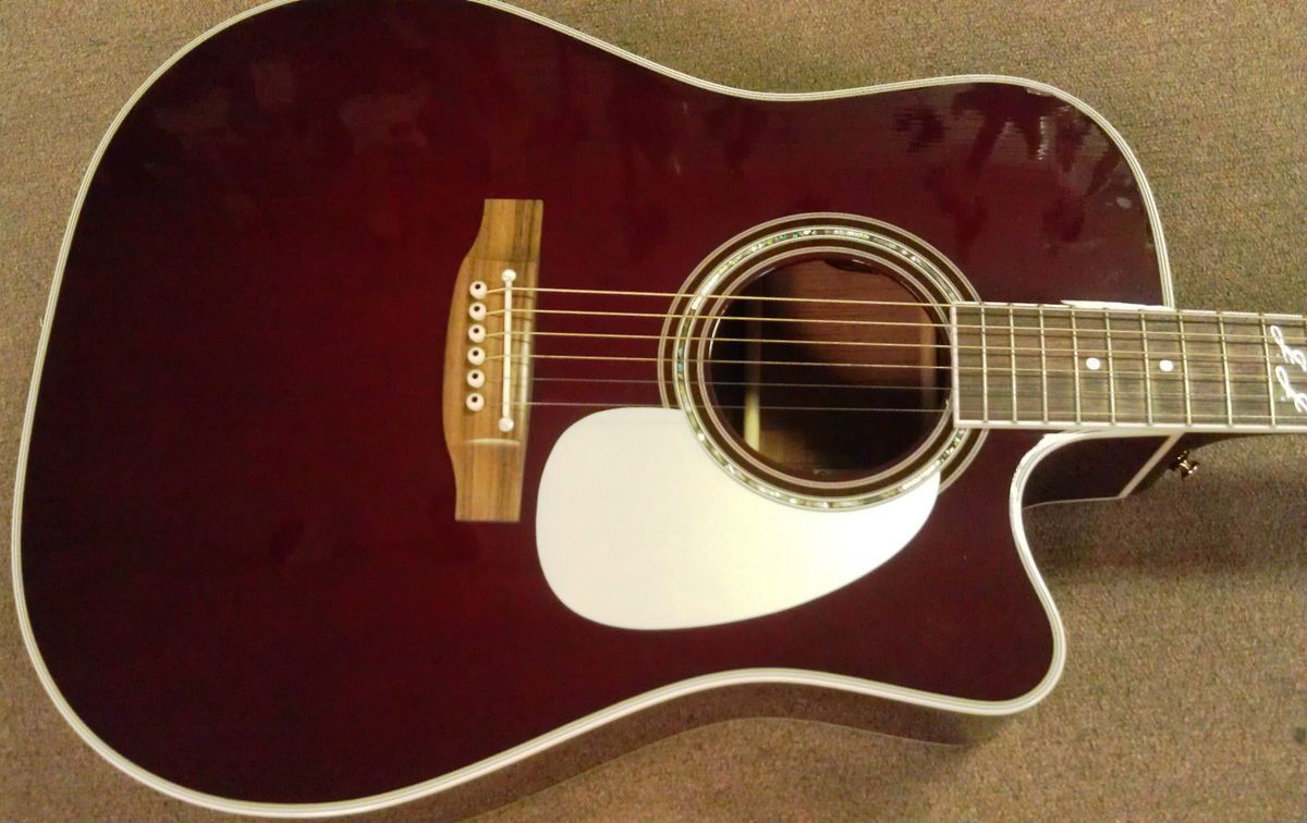 Takamine JJ325SRC John Jorgenson Signature Acoustic Electric Guitar w Case  