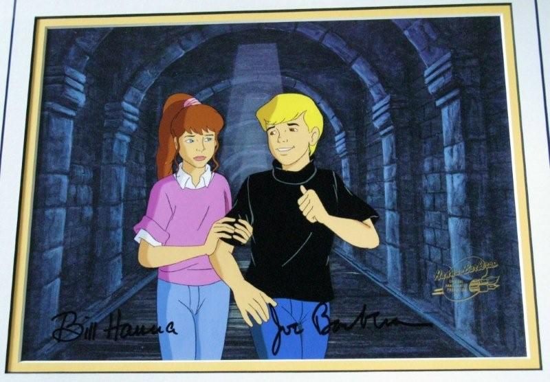 Jonny Quest Animation Cel Signed Hanna Barbera COA  