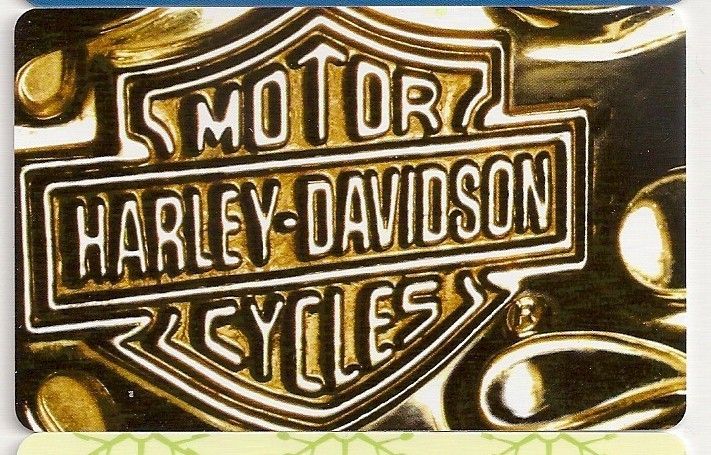 Harley Davidson Motorcycles Bar Shield Gift Card Collectible