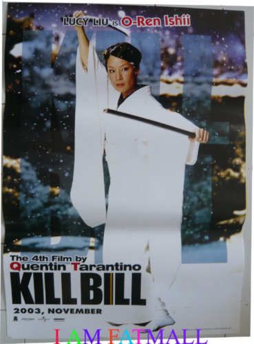 Kill Bill Volume 1 DS 1 Sheet Poster Lucy Liu O Ren