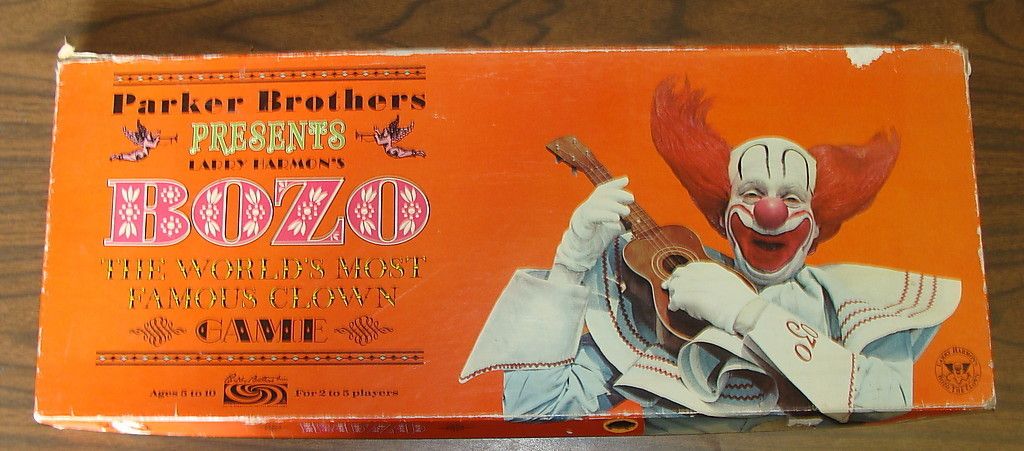 Larry Harmons Bozo The Clown Parker Brothers Board Game