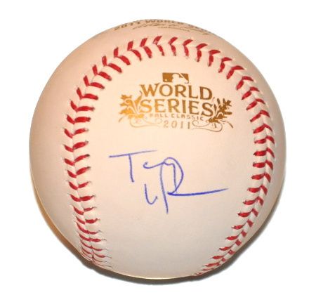 Tony LaRussa Signed 2011 World Series Baseball WS Cardinals Champs