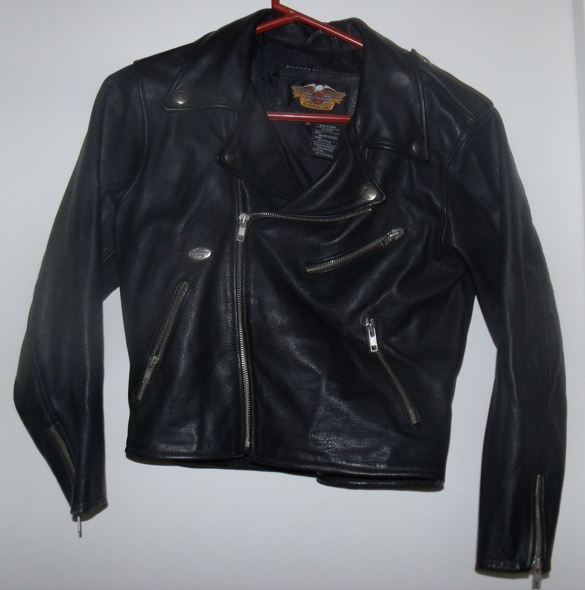 Harley Davidson Leather Jacket Kids Size M