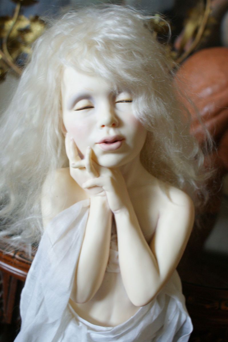 Denise Lemmon Angel Praying Ed Porcelain Doll from 1981