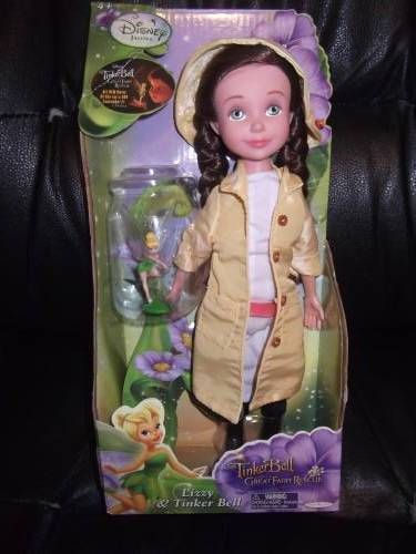 New Disney Tinkerbell Fairies Great Fairy Rescue Lizzy Doll
