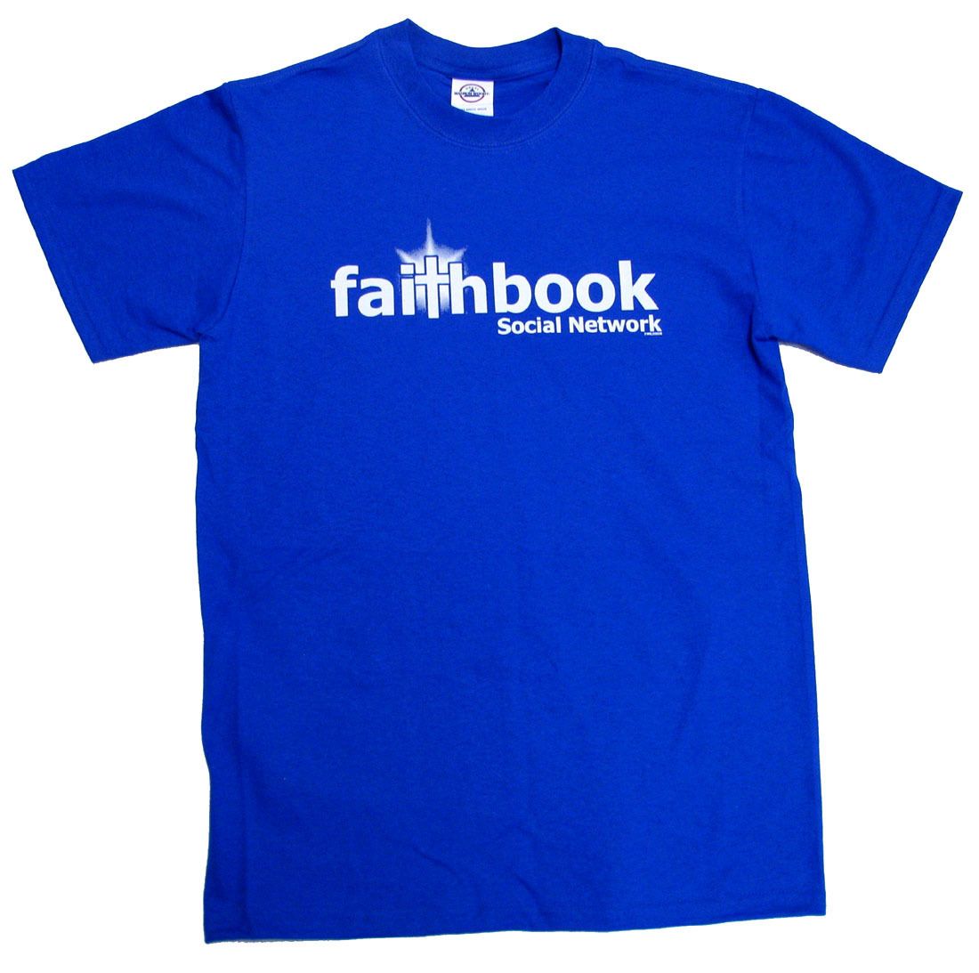 Christian T Shirt Faithbook Add Jesus Friend Medium