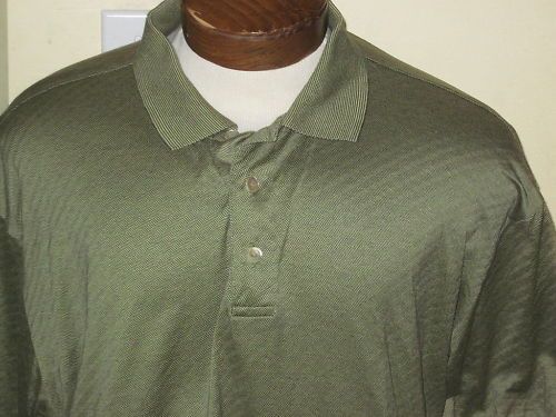 Mens Marbas Italian Green Golf Polo Shirt Italy Large