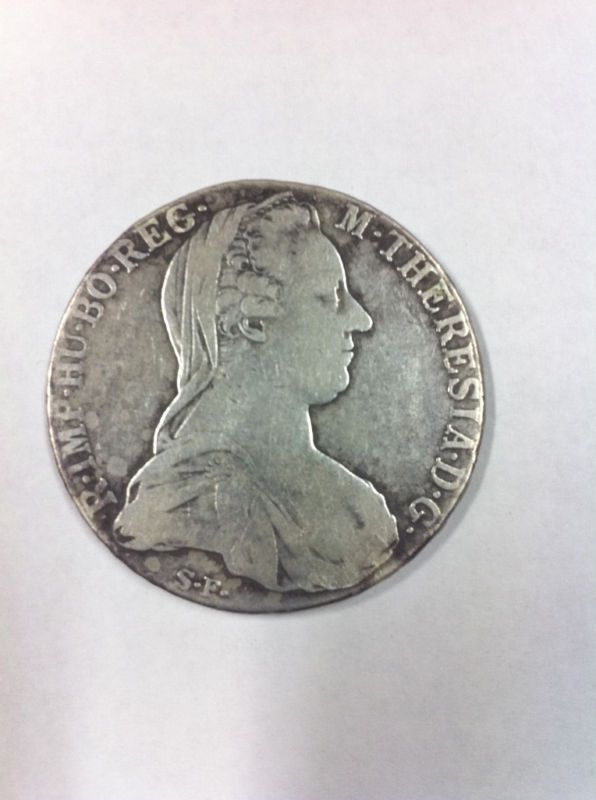 1780 Maria Theresa Thaler Coin SF Archid Avst