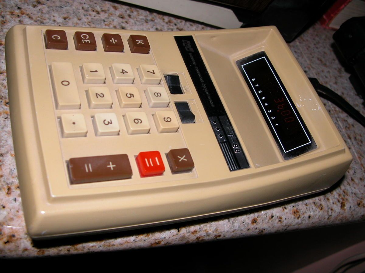 Smith Corona Marchant Calculator F 88 Vintage Still Works Clean