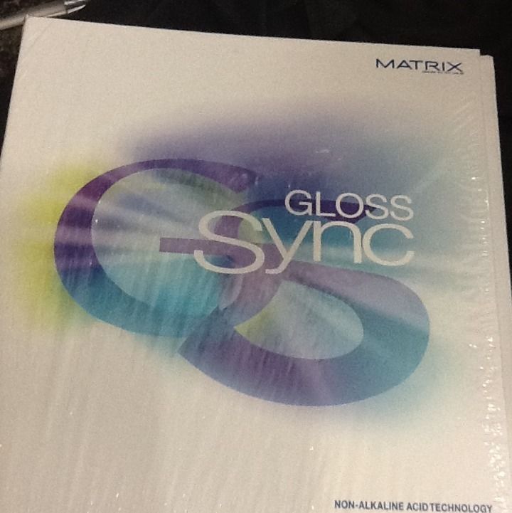 Matrix Gloss Color Sync Demi Permanent Hair Color Swatch Book BRAND