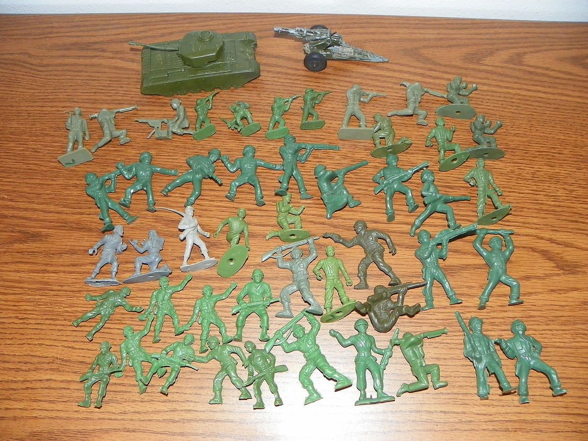Mixed Lot of Plastic Rubber Soldiers Tim Mee TB Others IB