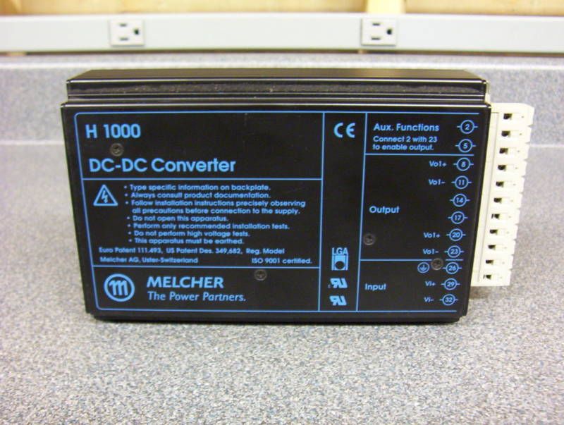Melcher H1000 DC DC Converter 48H 1501 2R 48V 15V 3 4A