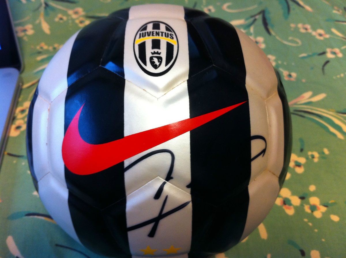 Michel Platini Signed Autographed Mini Soccer Football ball Juventus