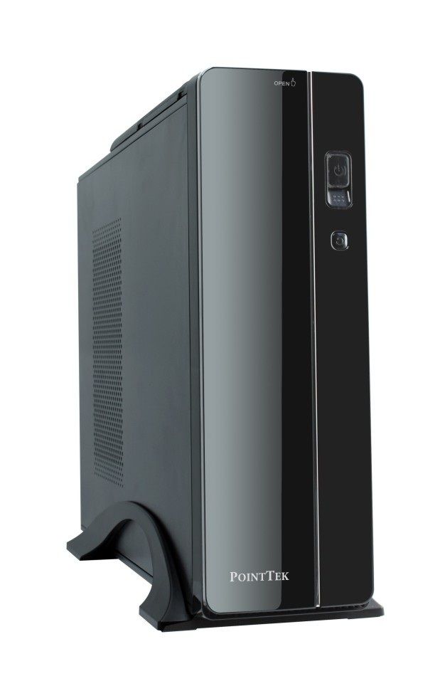 Slim Micro ATX or ITX Case with 400W P s PSU Black