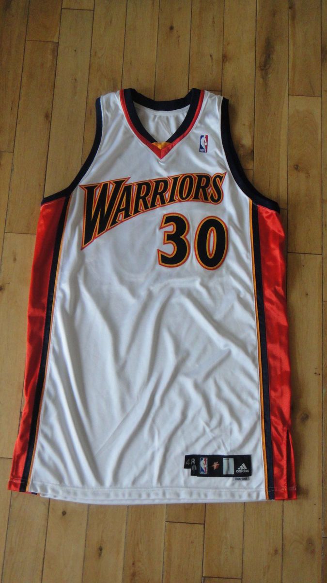 Stephen Curry #30 Golden State Warriors Un Used/Worn Pro Cut Home Game