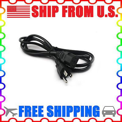 New 3 Prong AC Power Cord Cable for Xbox 360 Sony PS3