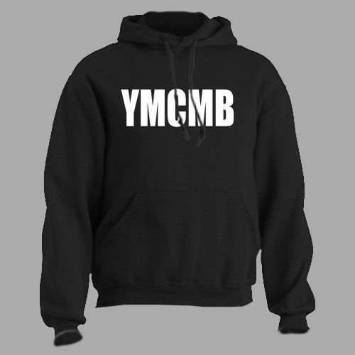 YMCMB ~ HOODED SWEATSHIRT wayne hip hop HOODIE lil young money ALL